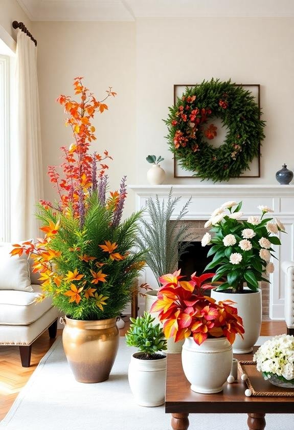 seasonal floral arrangements showcase