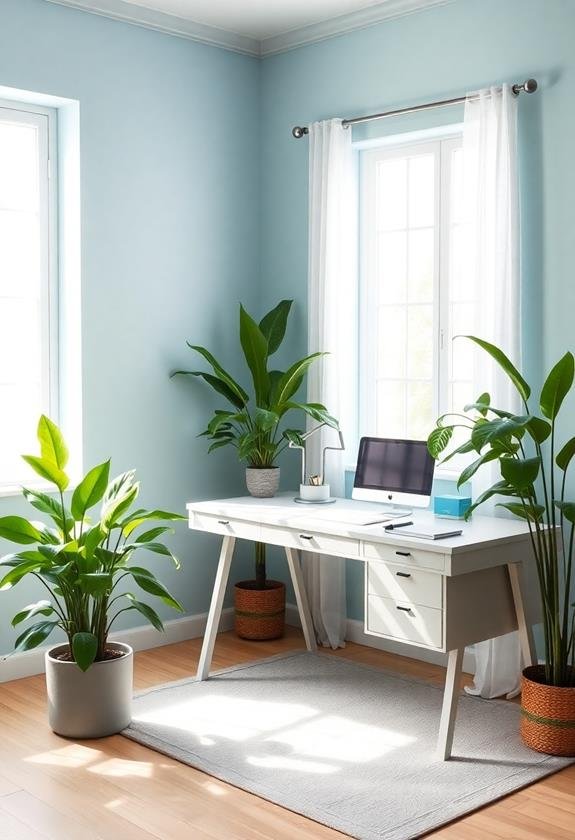 select soothing color palette