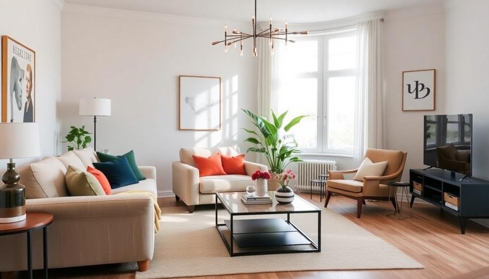 simple living room decor