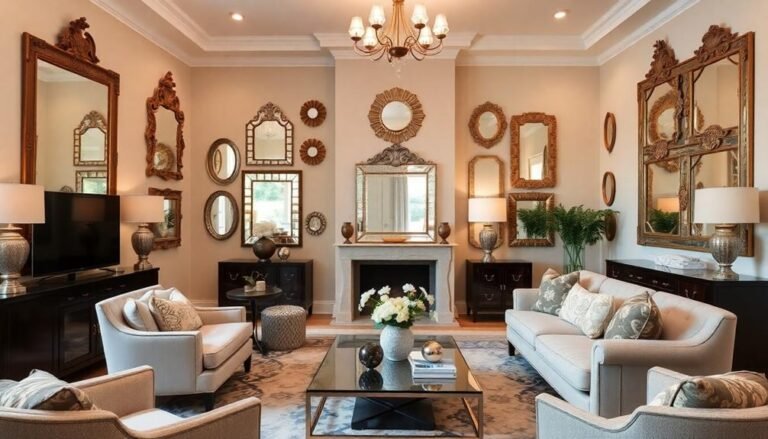 stunning decorative wall mirrors