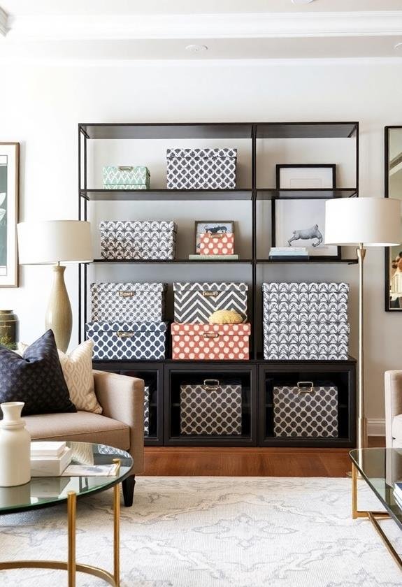 stylish and functional storage