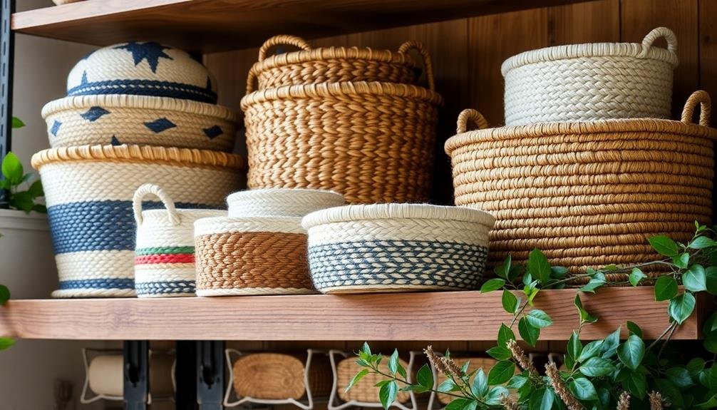 stylish baskets for organization