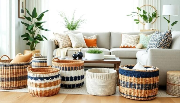 stylish decorative storage baskets