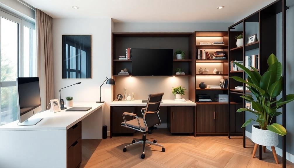stylish functional home office