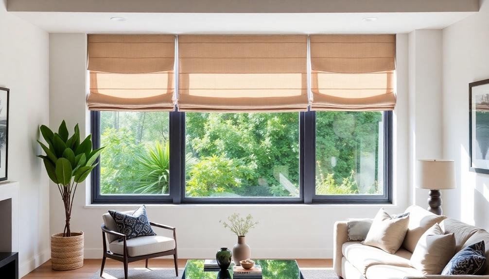 stylish roman shades selection