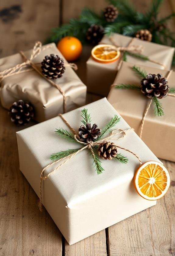 sustainable packaging for presents