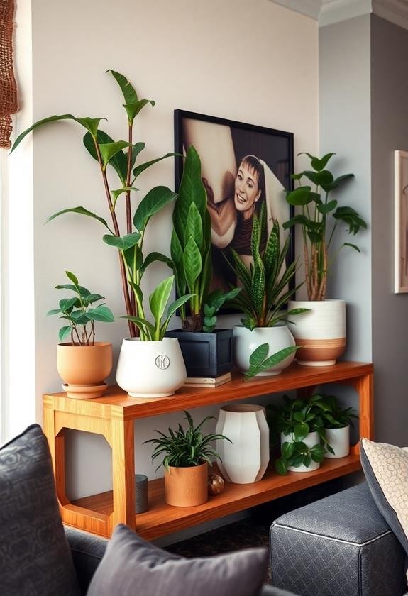 unique botanical display ideas