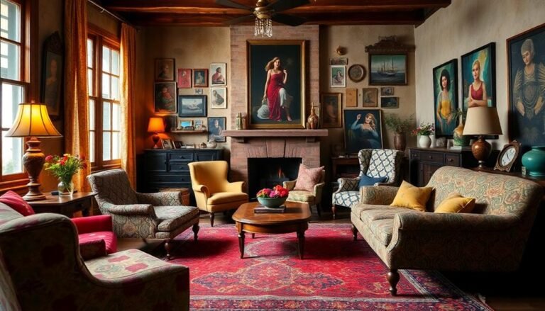 unique vintage accent chairs