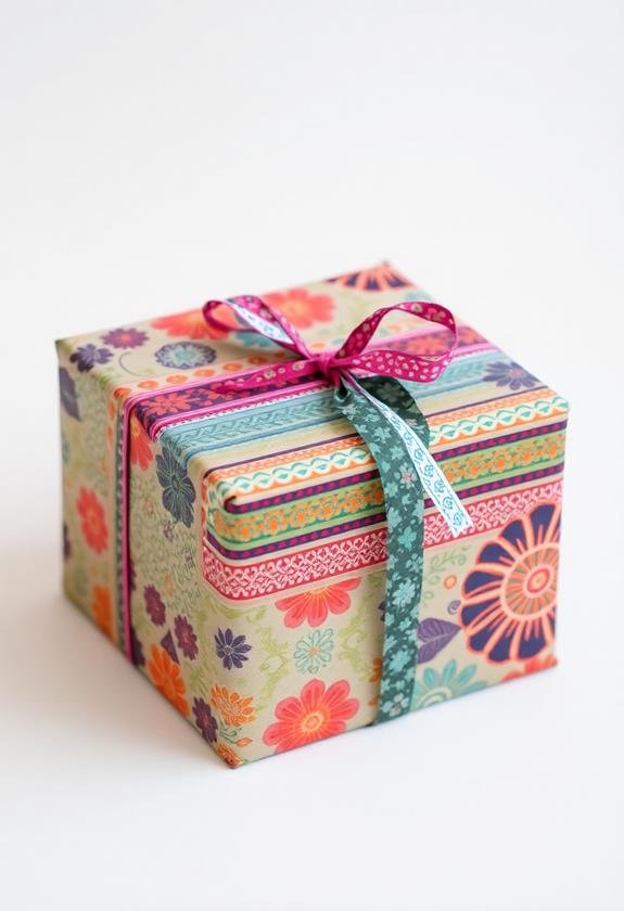 vibrant decorative washi tape