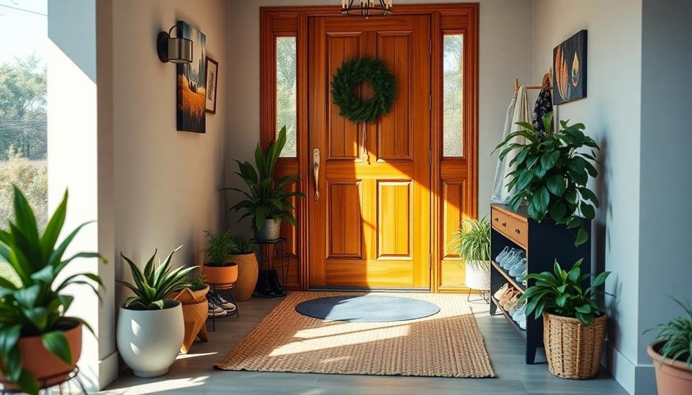 welcoming entryway for guests