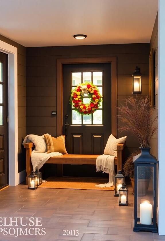 welcoming home entrance design